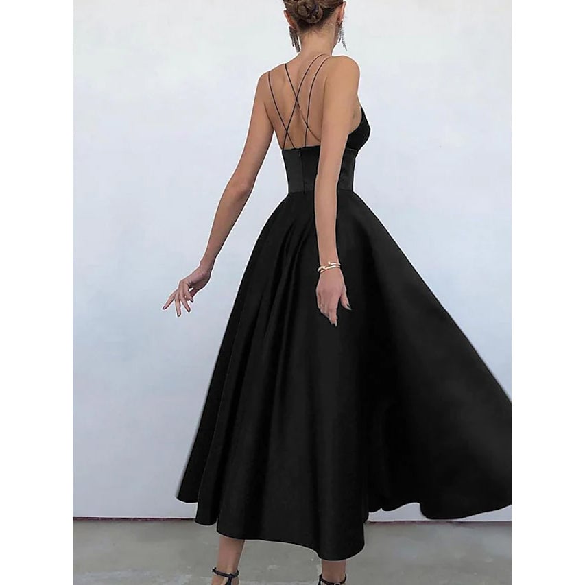 Womens Sleeveless Solid Color Open Back Maxi Dress Image 2