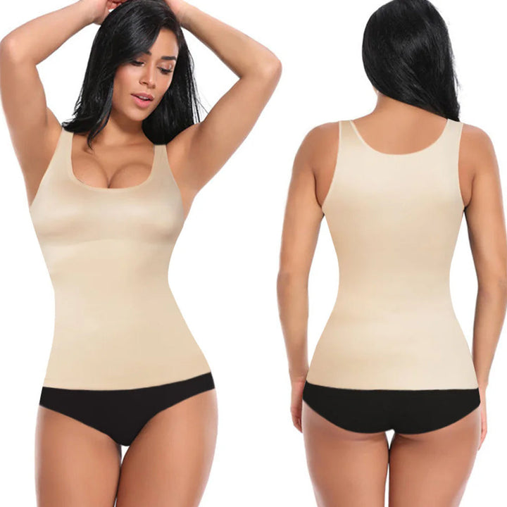 Womens Slimming Support Compression Shaping Tank Top Image 3