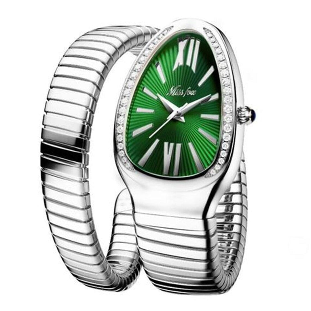 Womens Snake Shape Luxury Wrist Watch Image 1