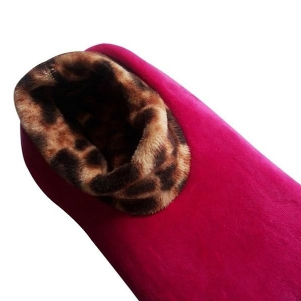 Womens Soft Bottom Plush Floor Slippers Socks Image 4