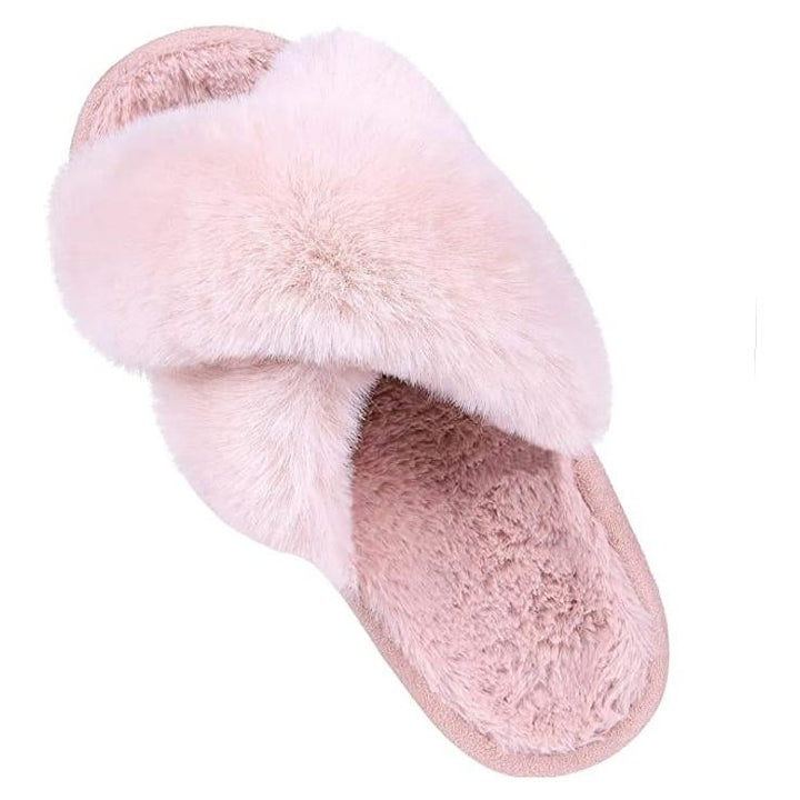 Womens Soft Plush Lightweight House Slippers Image 4