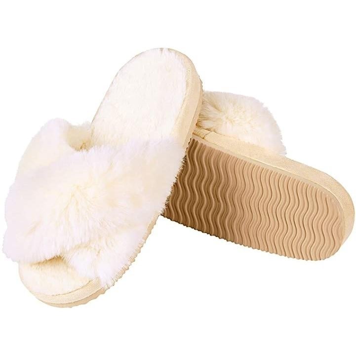 Womens Soft Plush Lightweight House Slippers Image 10