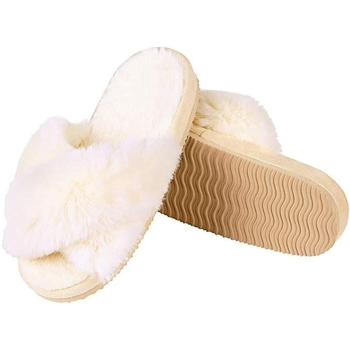 Womens Soft Plush Lightweight House Slippers Image 10