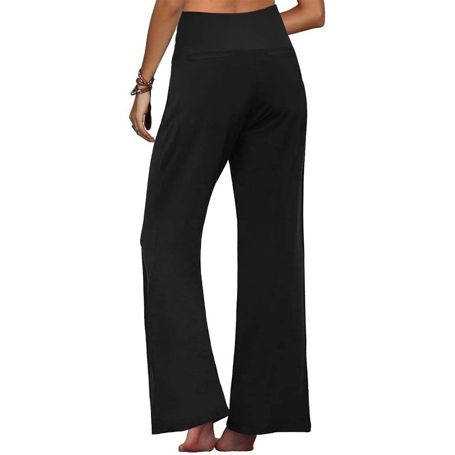 Womens Stretchy Wide Leg Lounge Pants Image 1