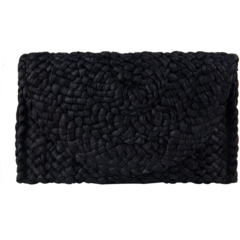 Womens Straw Clutch Purse Image 2