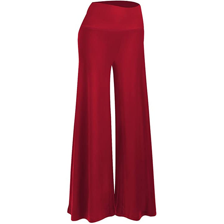 Womens Stretchy Wide Leg Lounge Pants Image 6