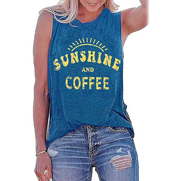 Womens Summer Graphic Tank Top Image 2