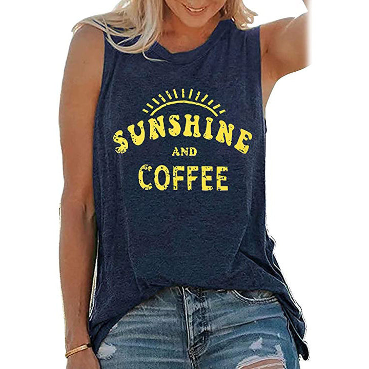 Womens Summer Graphic Tank Top Image 4