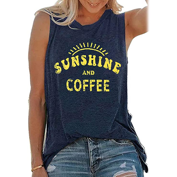 Womens Summer Graphic Tank Top Image 1