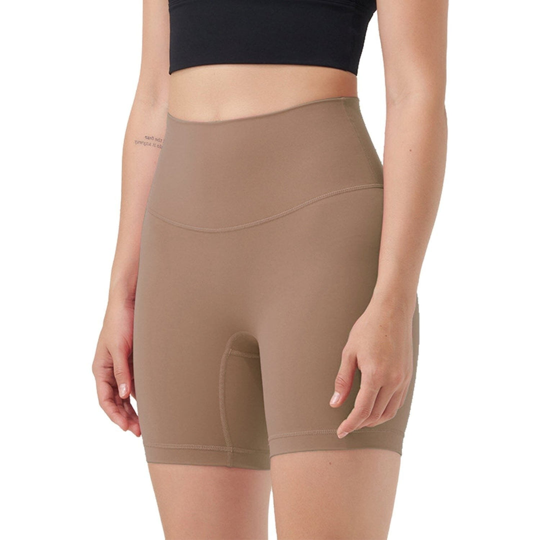 Womens High Waist Biker Shorts Image 3