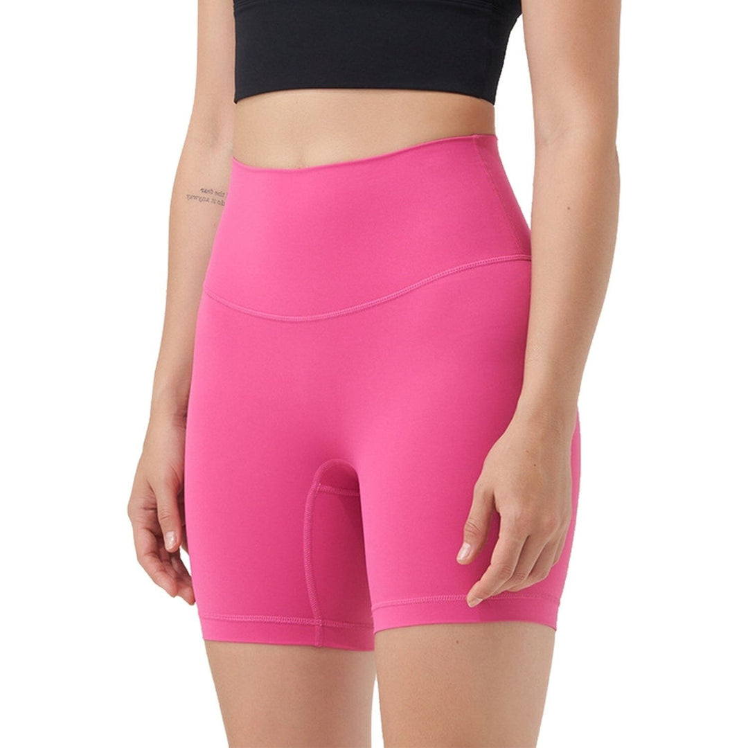 Womens High Waist Biker Shorts Image 4