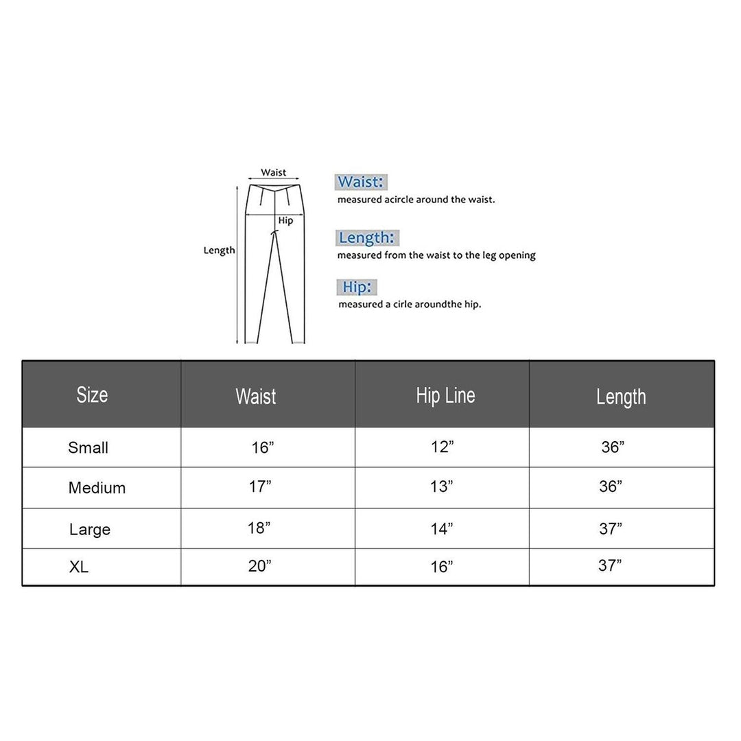 Womens High Waist Textured Butt Lifting Slimming Workout Leggings Tights Pants Image 7