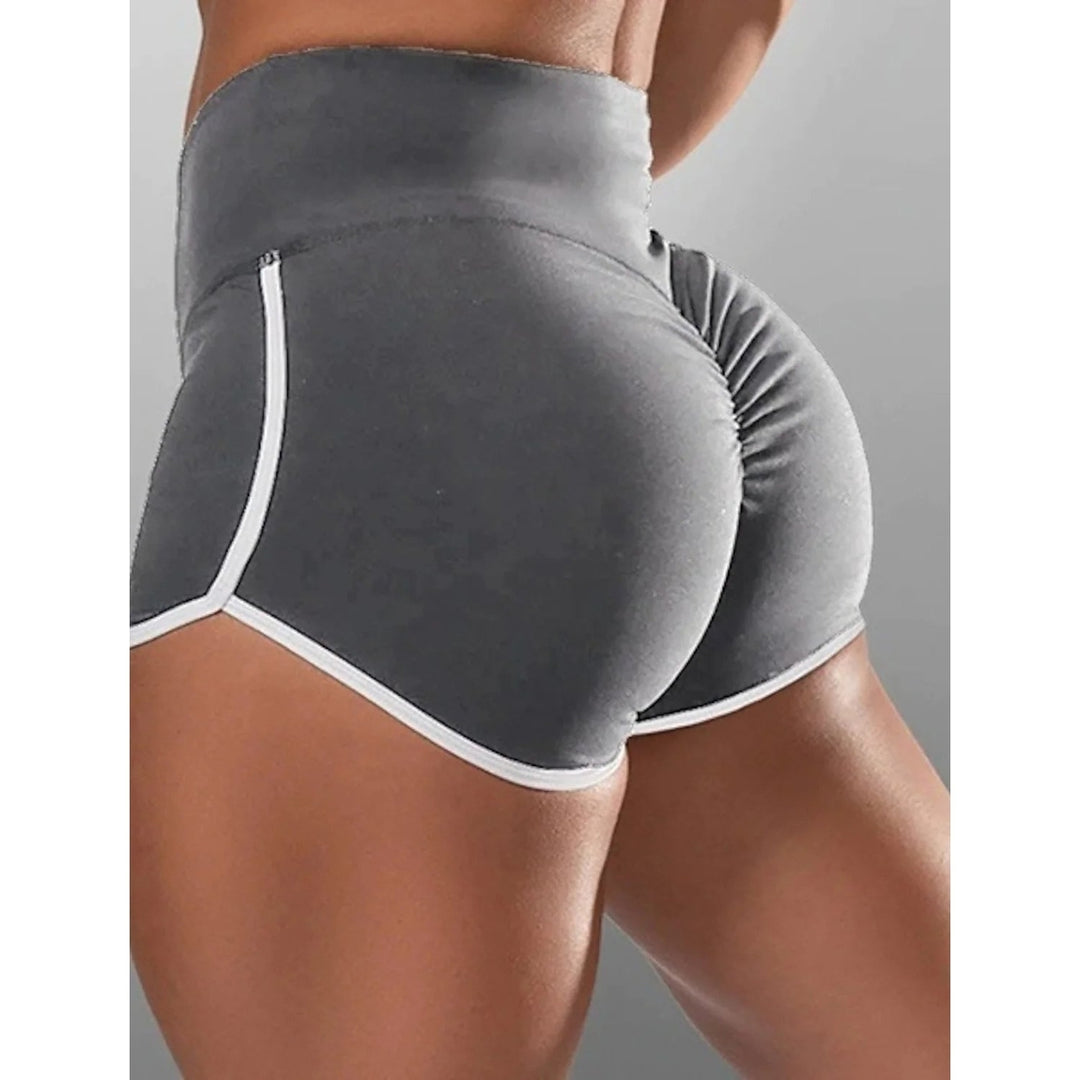 Womens High Waist Running Shorts Image 4