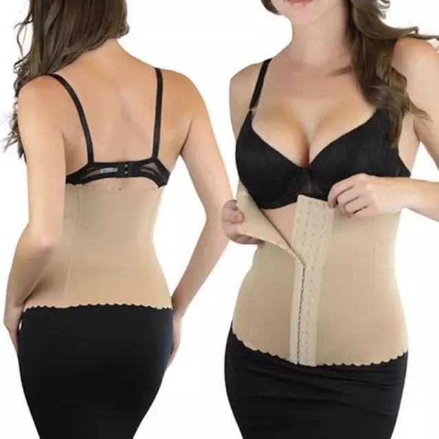 Womens High-Compression Thermal Waist Trainer Shaper Image 2