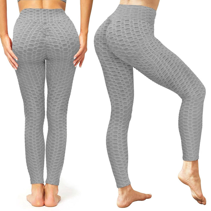 Womens High-Waist Tik-tok Booty Leggings Image 3