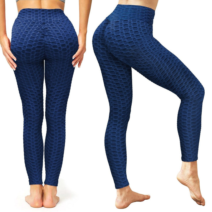 Womens High-Waist Tik-tok Booty Leggings Image 4