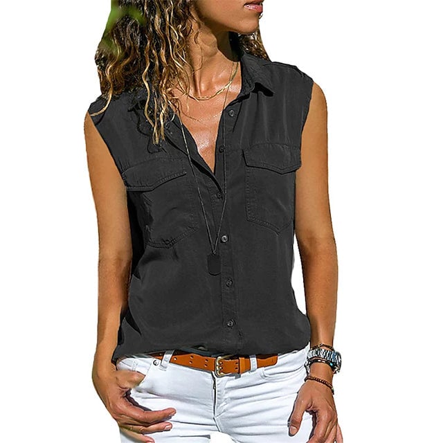 Womens Hiking Vest Sleeveless Top Image 3