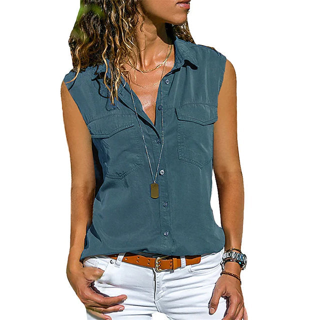 Womens Hiking Vest Sleeveless Top Image 7