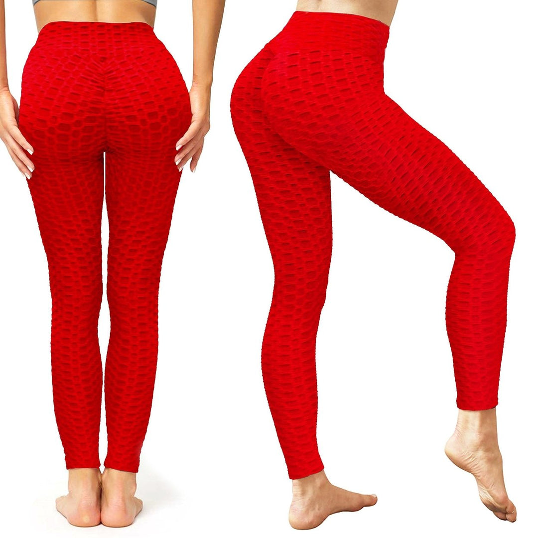 Womens High-Waist Tik-tok Booty Leggings Image 7