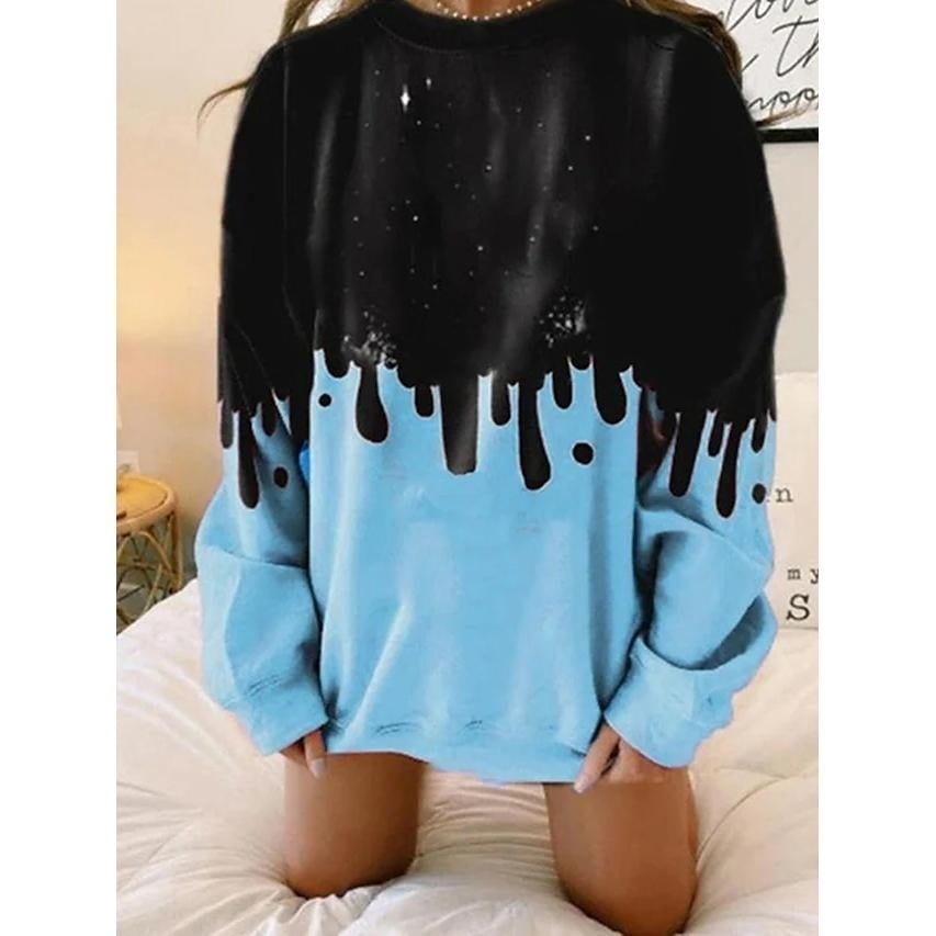 Womens Hoodie Sweatshirt Tie Dye Image 1