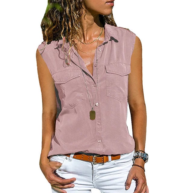 Womens Hiking Vest Sleeveless Top Image 1