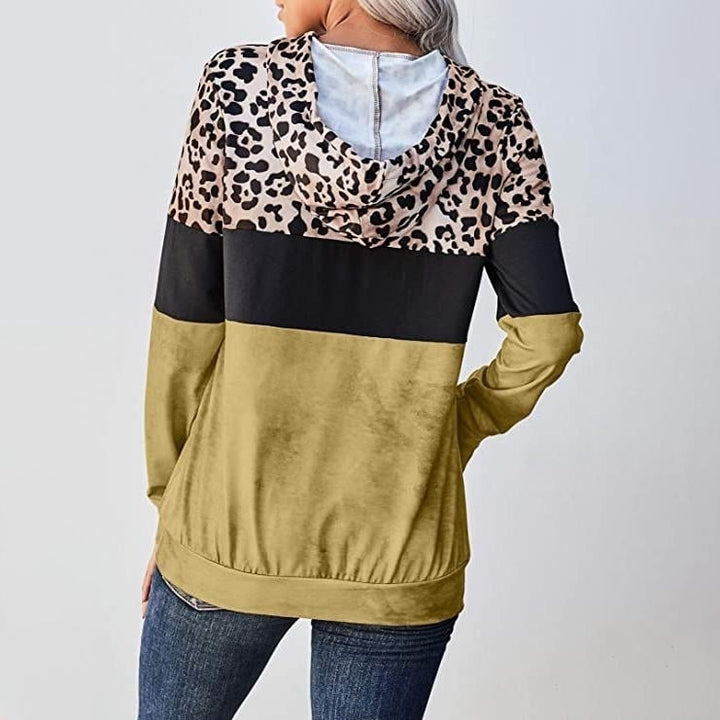 Womens Hoodie Sweatshirts Casual Animal Print Image 4