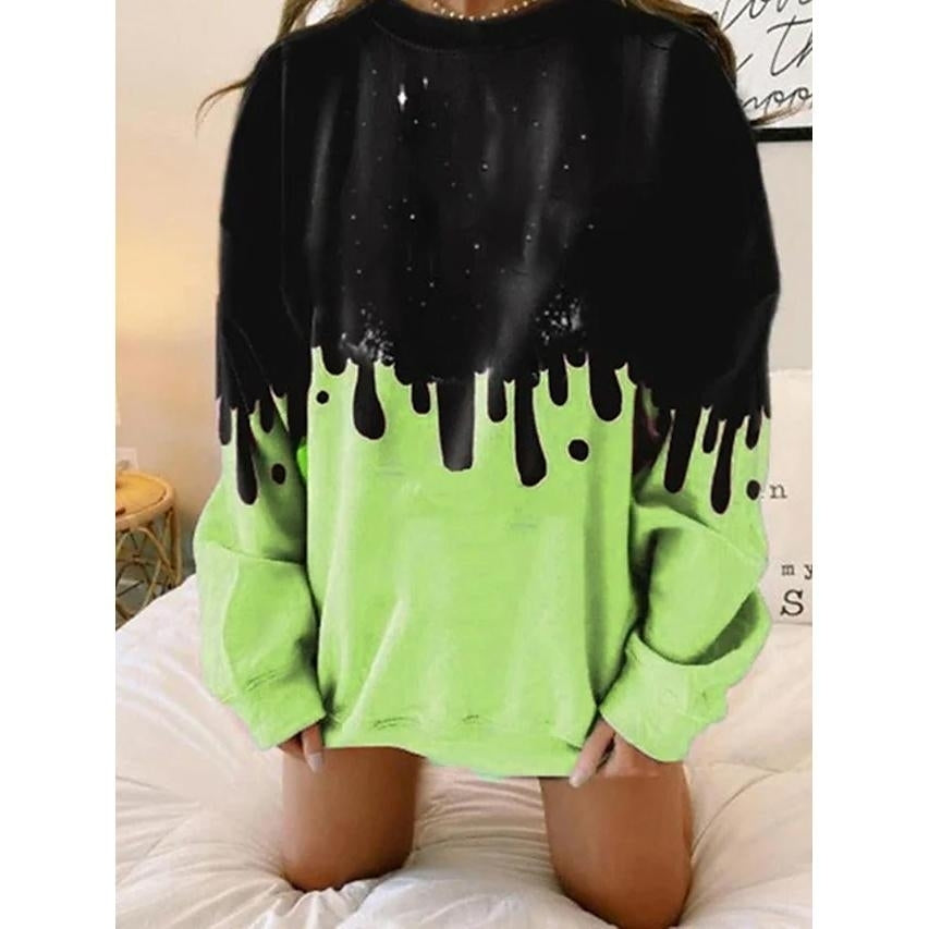 Womens Hoodie Sweatshirt Tie Dye Image 3