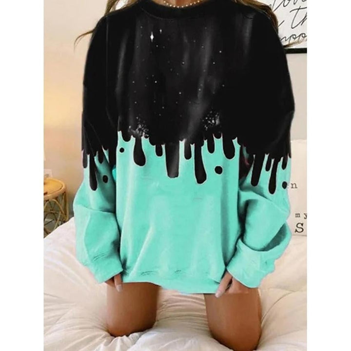 Womens Hoodie Sweatshirt Tie Dye Image 4