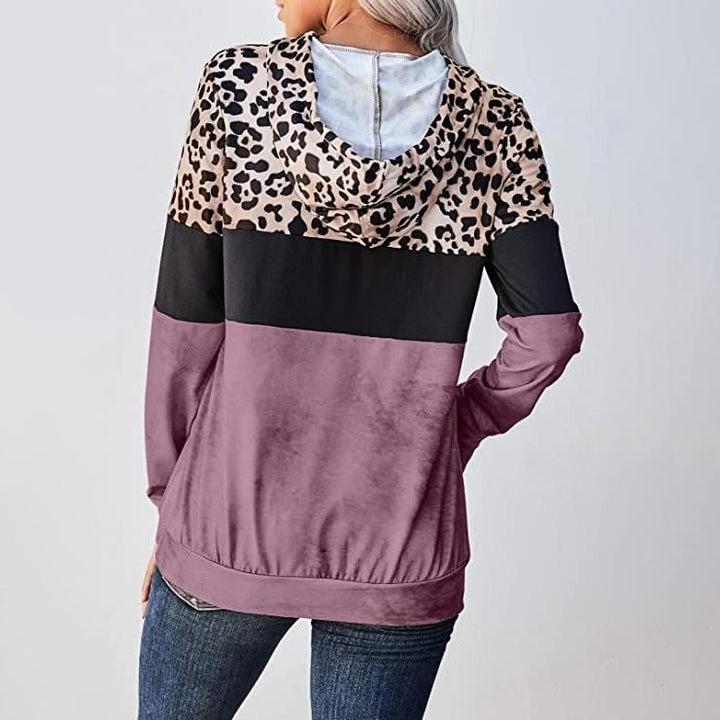 Womens Hoodie Sweatshirts Casual Animal Print Image 6