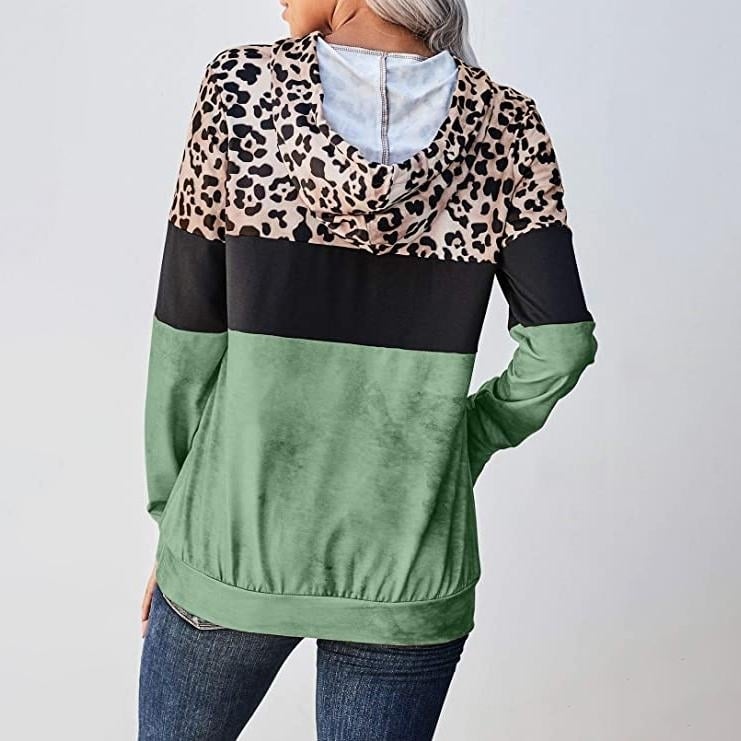 Womens Hoodie Sweatshirts Casual Animal Print Image 10