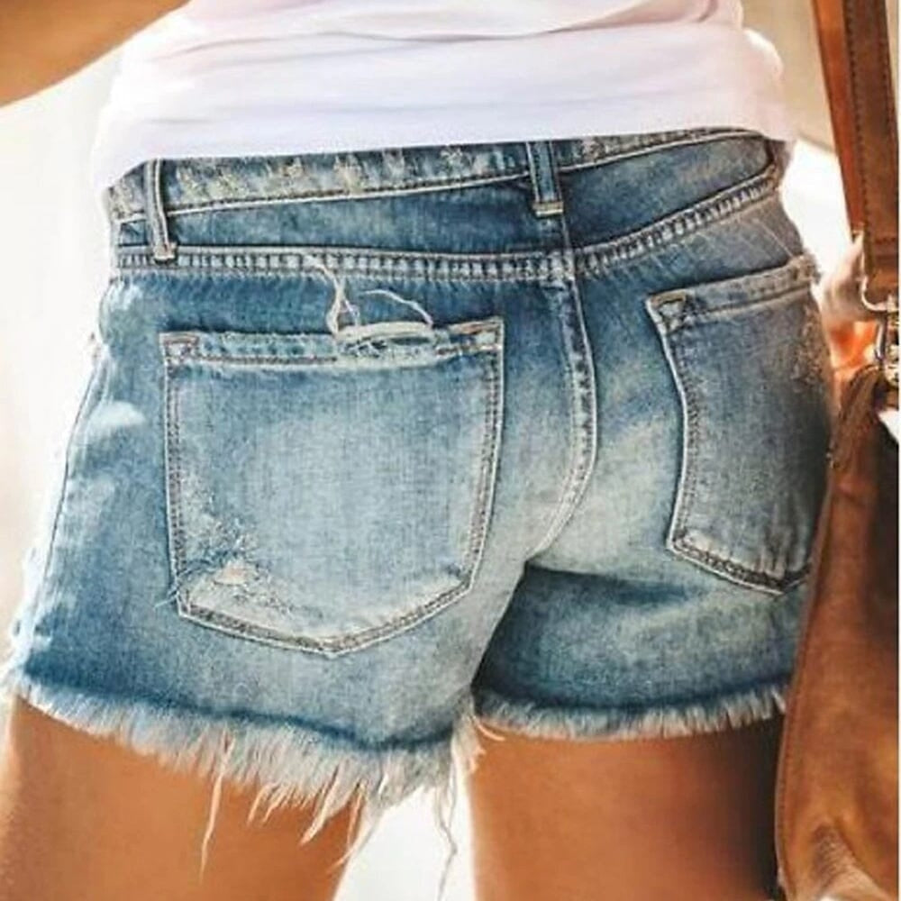 Womens Jeans Shorts Denim Image 2