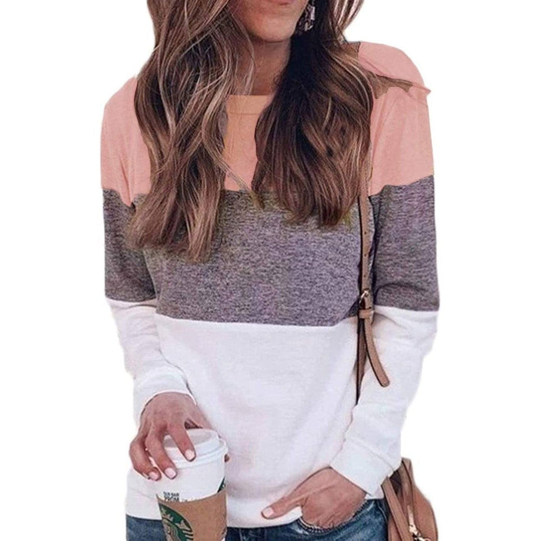 Womens Long Sleeve Pullover Tunic Image 1