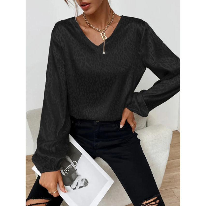 Womens Long Sleeve Printed Shirt Image 1