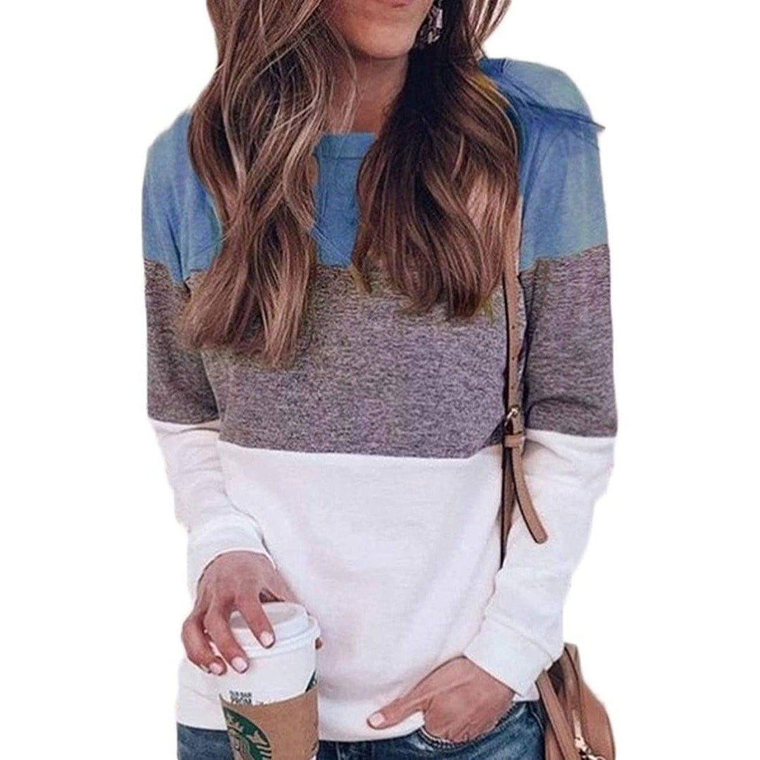 Womens Long Sleeve Pullover Tunic Image 4