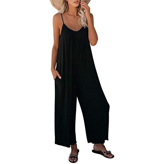 Womens Loose Sleeveless Jumpsuits Image 2