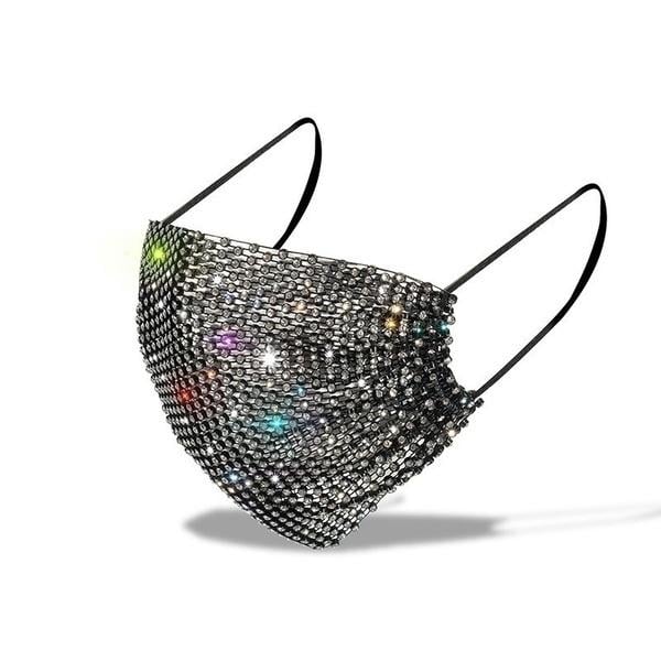 Womens Net Sun Diamond Mask Image 2