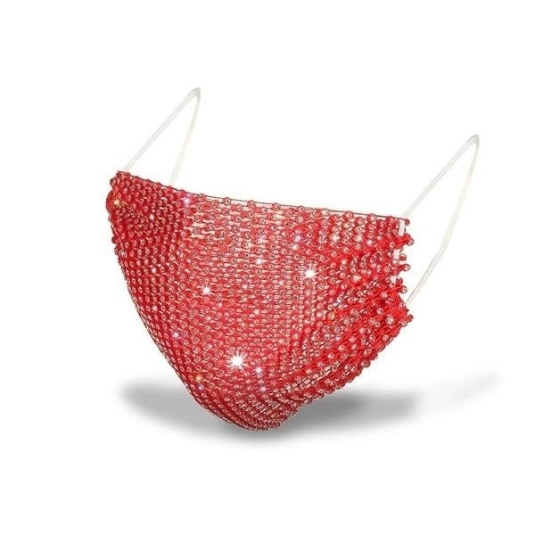 Womens Net Sun Diamond Mask Image 6