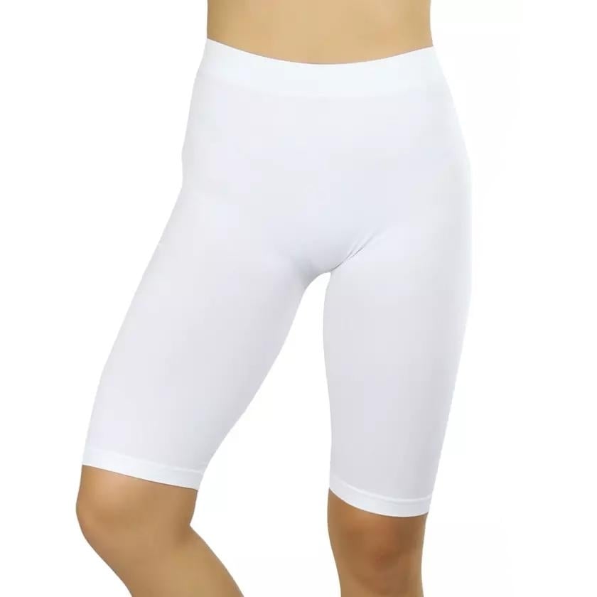 Womens Nylon Above Knee-Length Legging Shorts Image 7