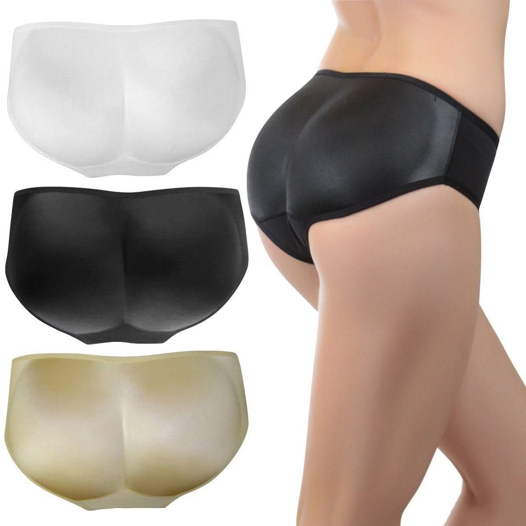 Womens Padded Panty Brief Instant Butt Booster Image 1