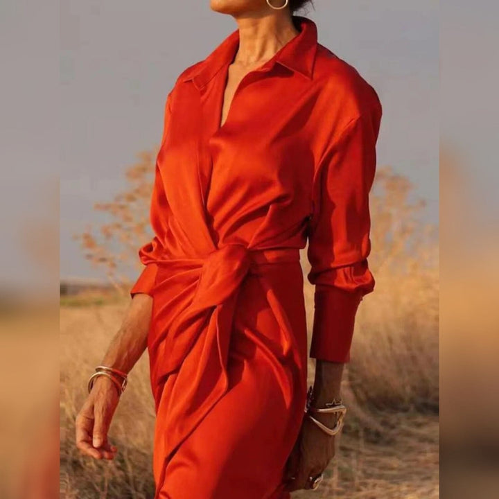 Womens Party Shirt Dress Image 6