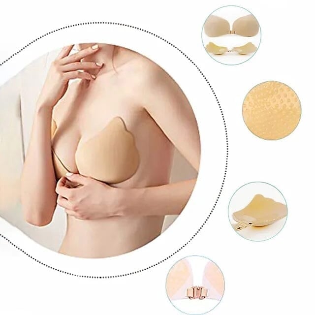 Womens Plus Size Adhesive Bra Image 9