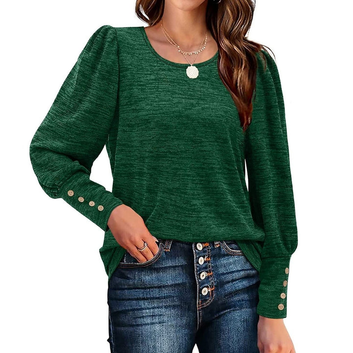 Womens Puff Sleeve Tops Image 2