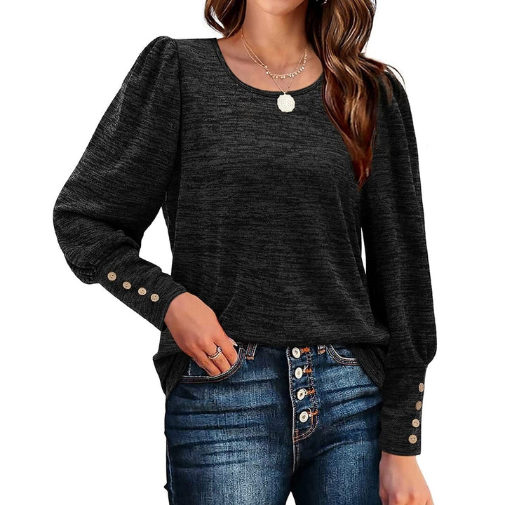 Womens Puff Sleeve Tops Image 3