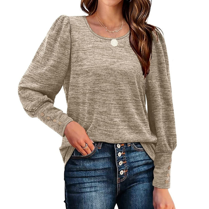 Womens Puff Sleeve Tops Image 6