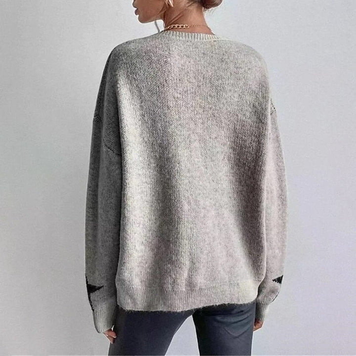 Womens Ribbed Knit Pullover Sweater Image 4