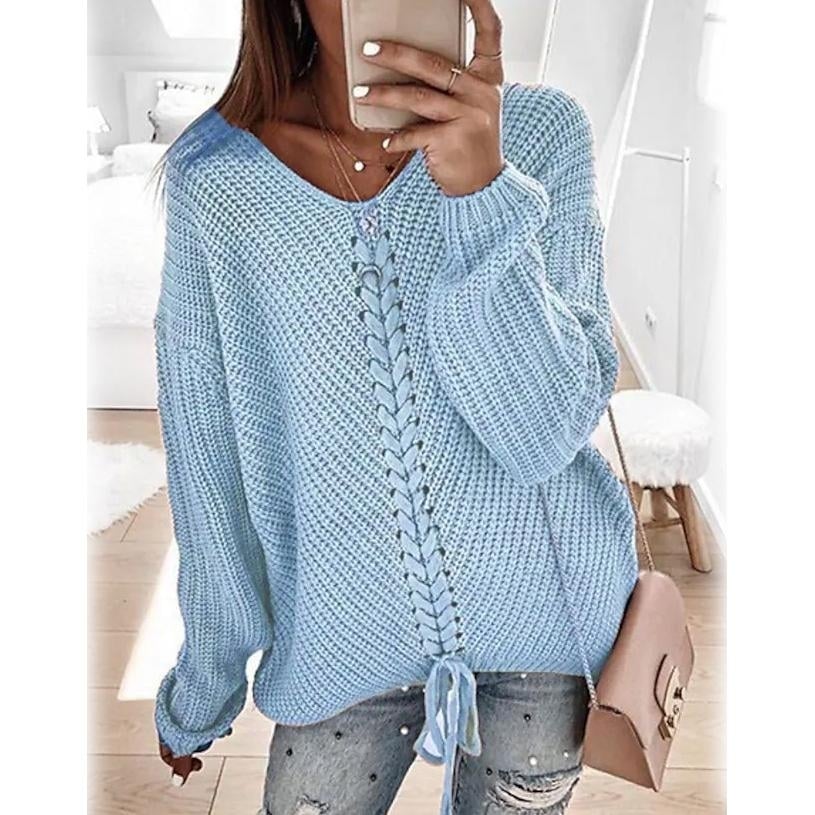 Womens Ribbed Knit Long Sleeve Lightweight Tunic Top Image 6