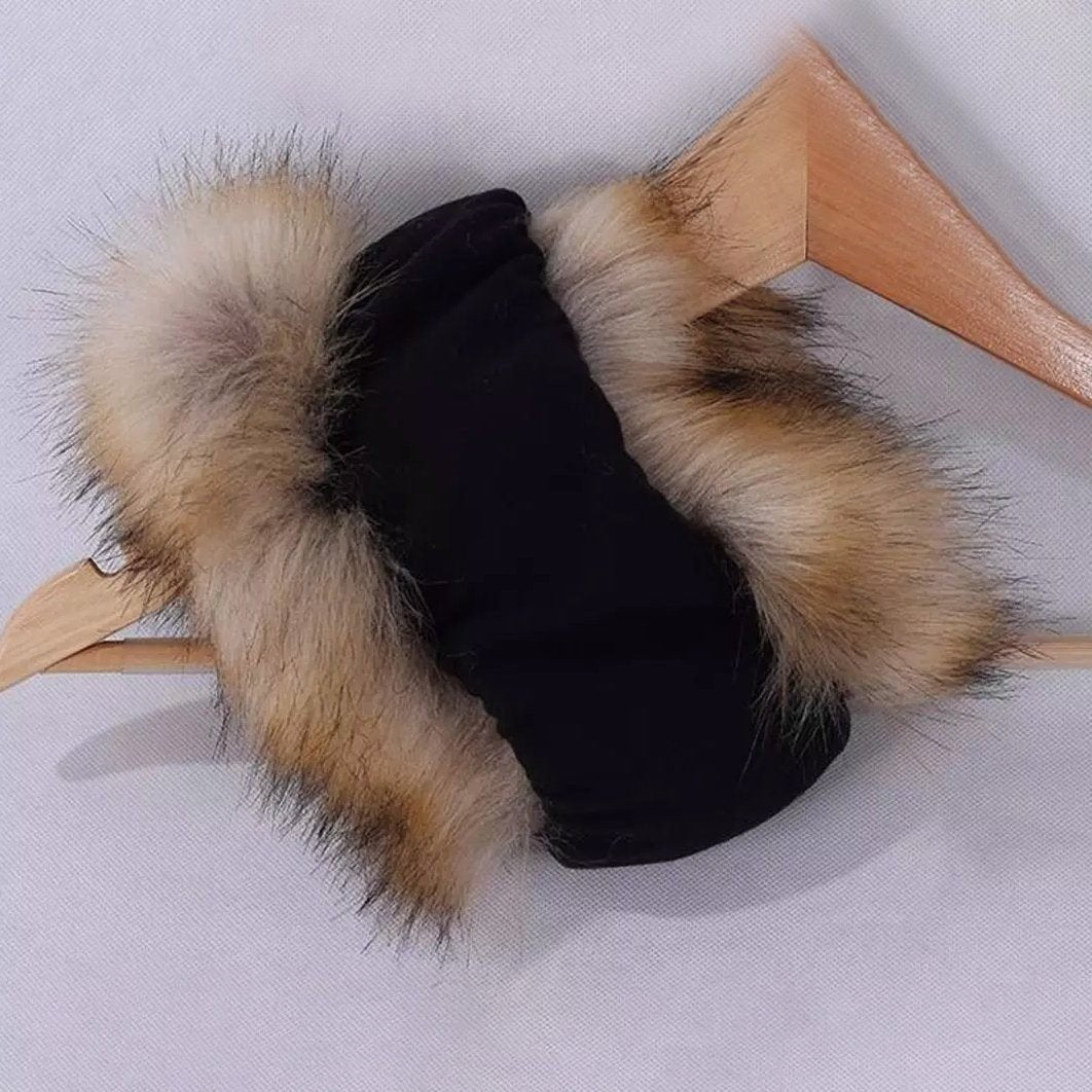 Womens Russian Faux Fluffy Fox faux Hat Image 9