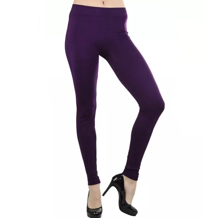 Womens Seamless Ankle Length Leggings Image 4