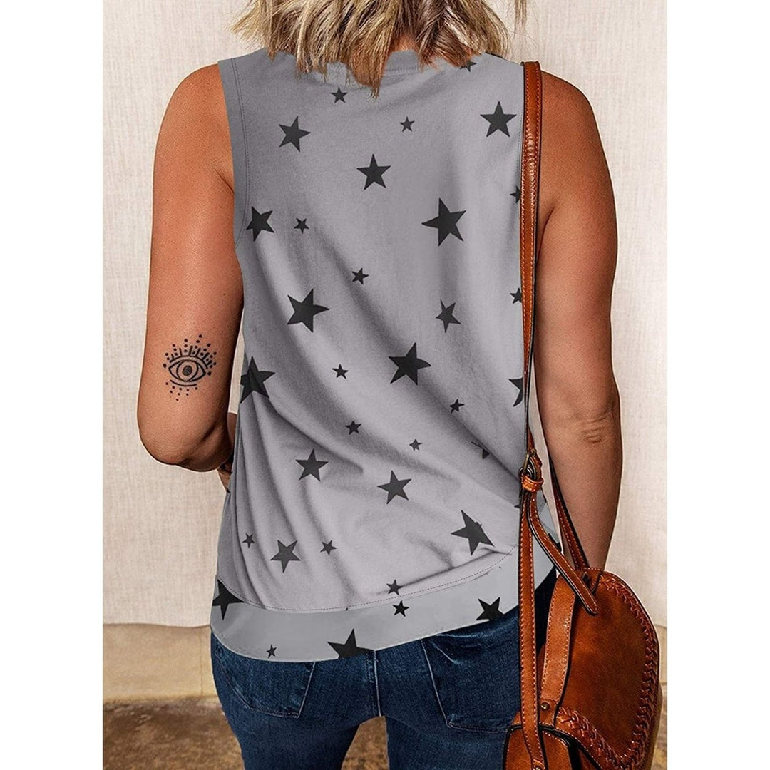 Womens Scoop Neck Tank Tops Image 9