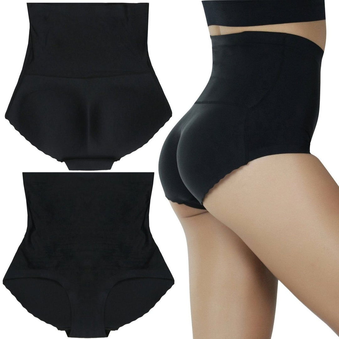 Womens Seamless High Waisted Padded Panty Image 4